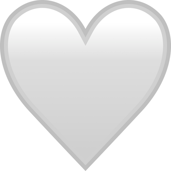 White Heart Emoji Symbol